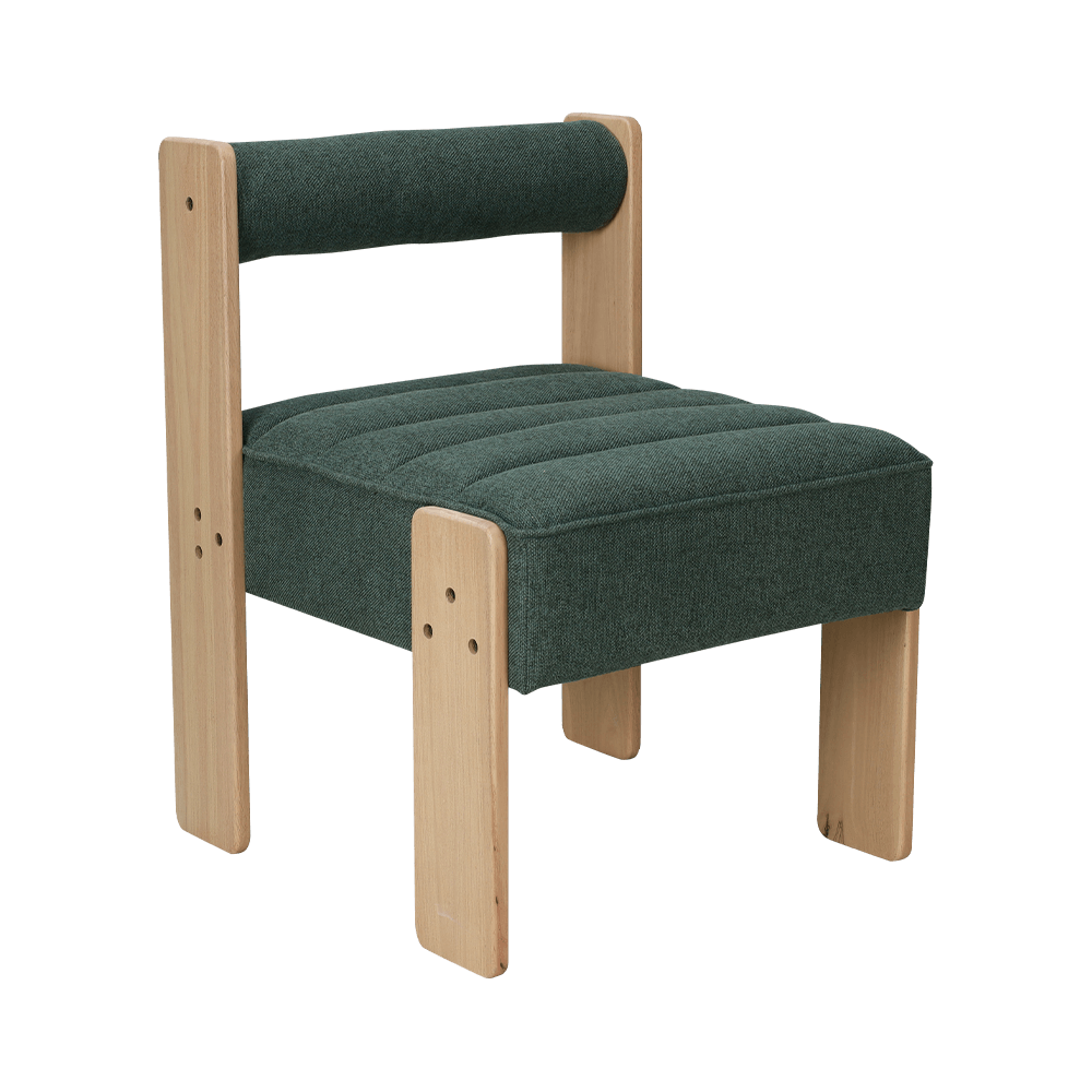 كرسي الطعام المطاطي من خشب المطاط