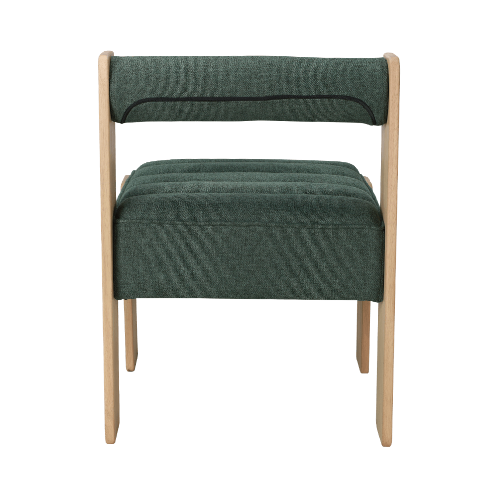 كرسي الطعام المطاطي من خشب المطاط