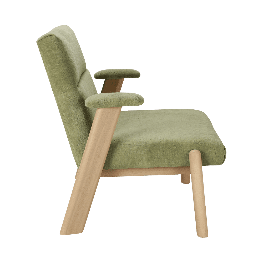 كرسي ترفيهي الإطار الخشبي