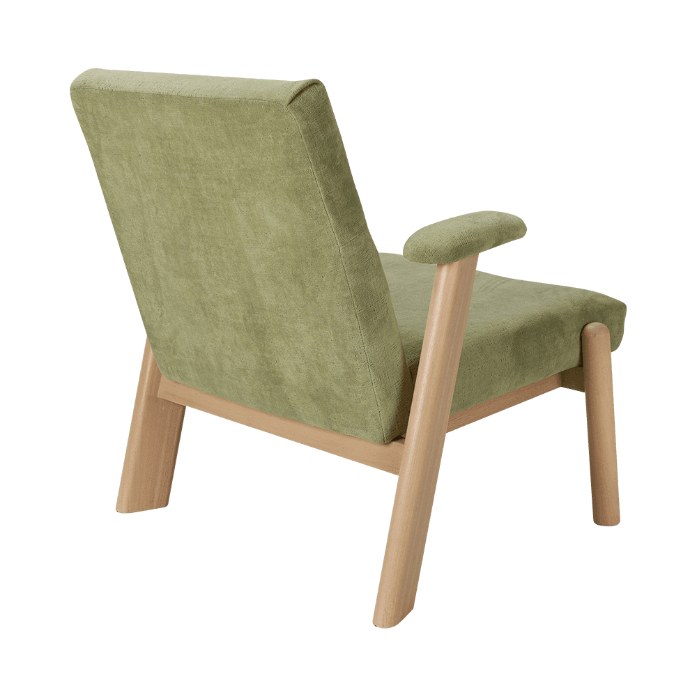 كرسي ترفيهي الإطار الخشبي