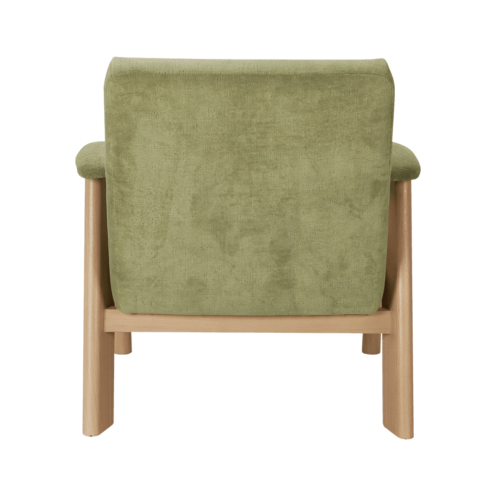 كرسي ترفيهي الإطار الخشبي