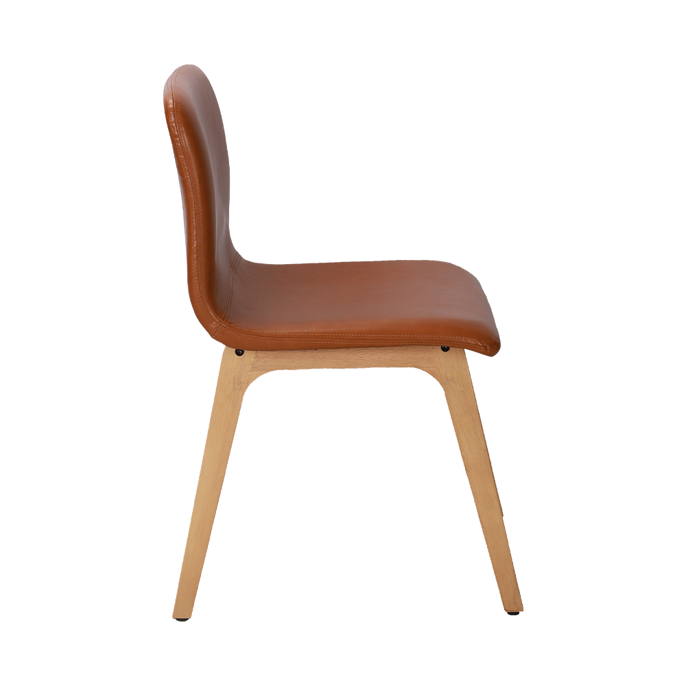 كرسي بني بنتوود الصلب الخشب