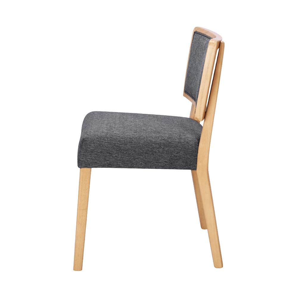 وسادة رغوة جلدية كرسي الطعام الخشب الصلب