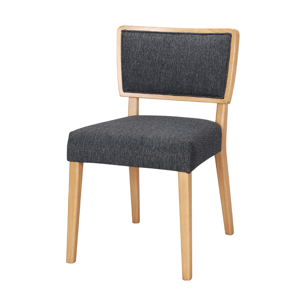 وسادة رغوة جلدية كرسي الطعام الخشب الصلب