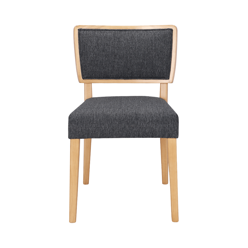 وسادة رغوة جلدية كرسي الطعام الخشب الصلب