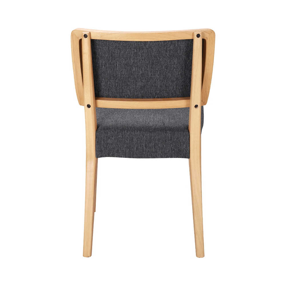 وسادة رغوة جلدية كرسي الطعام الخشب الصلب