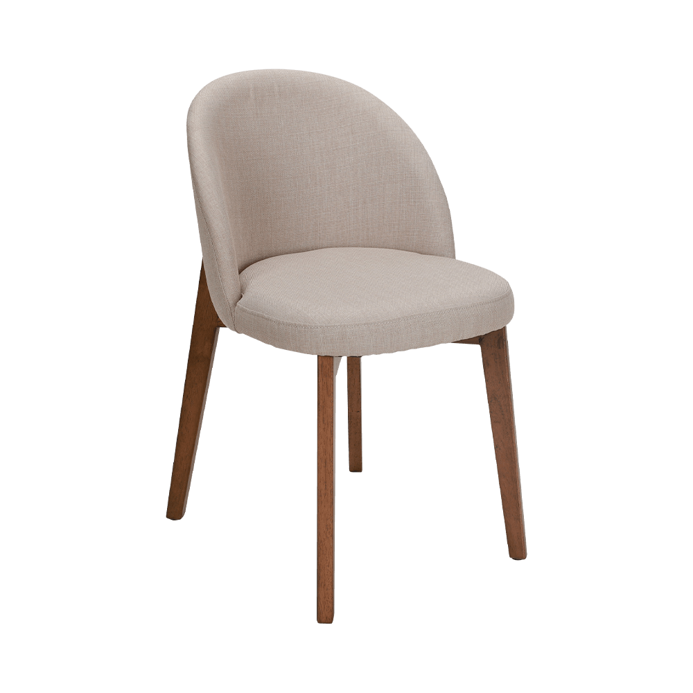 كرسي الطعام الخشبي الصلب بدون سلاح