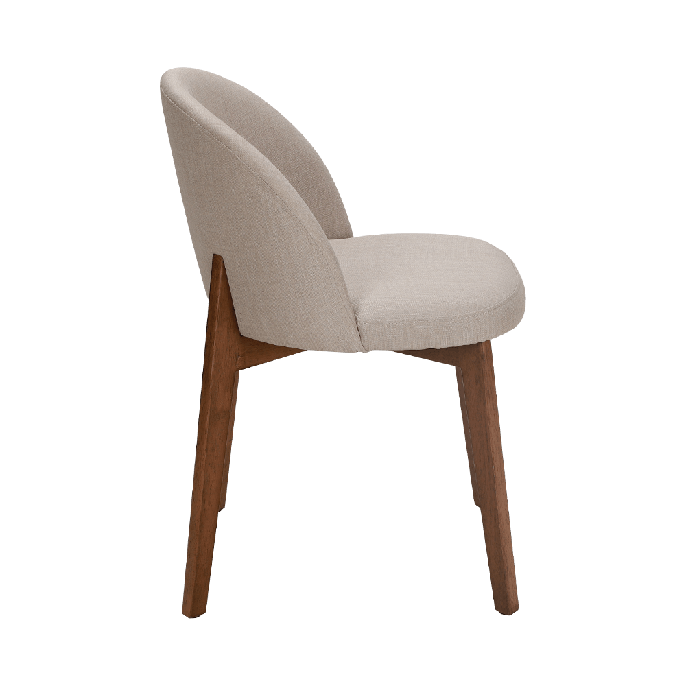 كرسي الطعام الخشبي الصلب بدون سلاح