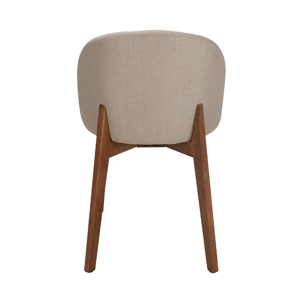 كرسي الطعام الخشبي الصلب بدون سلاح